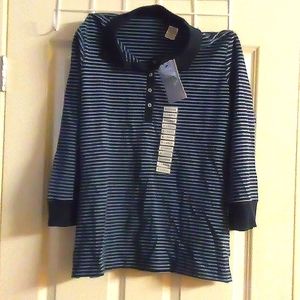 Izod women's xl striped long sleeve shirt